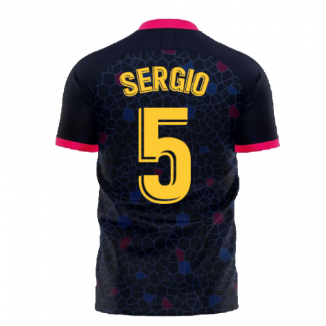 Barcelona 2020-2021 Away Concept Football Kit (Libero) (SERGIO 5)