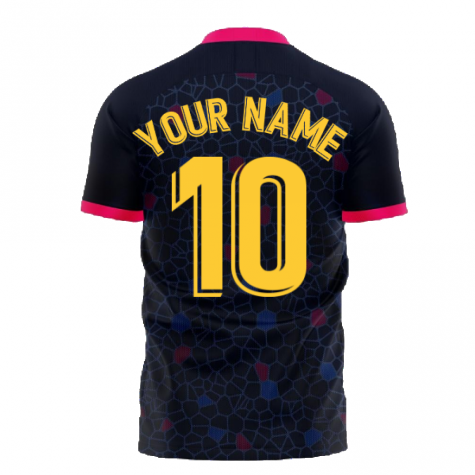 Barcelona 2020-2021 Away Concept Football Kit (Libero) (Your Name)