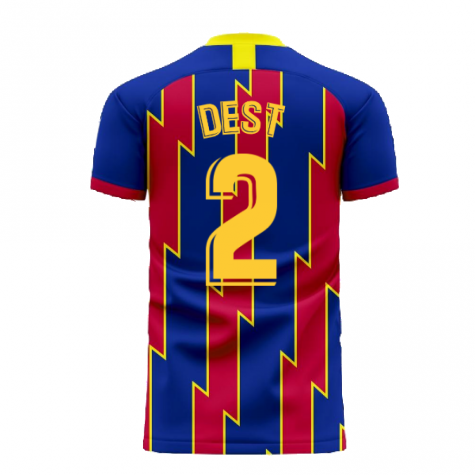Catalonia 2025-2026 Home Concept Football Kit (Libero) (DEST 2)