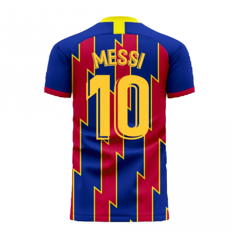 Barcelona 2020-2021 Home Concept Football Kit (Libero) (MESSI 10)