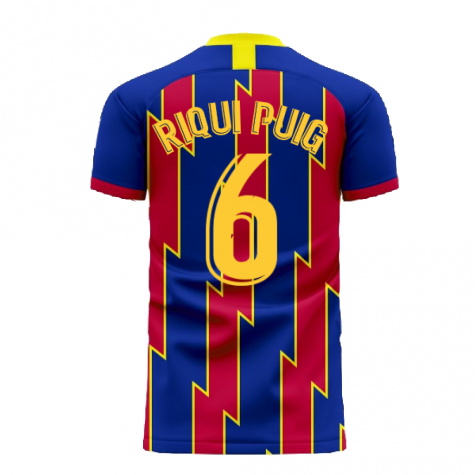 Catalonia 2025-2026 Home Concept Football Kit (Libero) (RIQUI PUIG 6)