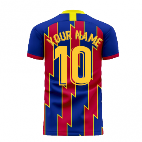 Barcelona 2020-2021 Home Concept Football Kit (Libero) (Your Name)