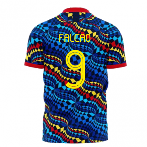 Colombia 2025-2026 Fourth Concept Football Kit (Libero) (FALCAO 9)