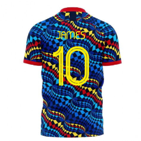 Colombia 2023-2024 Fourth Concept Football Kit (Libero) (JAMES 10)