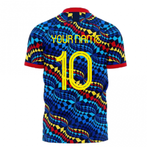 Colombia 2023-2024 Fourth Concept Football Kit (Libero) (Your Name)