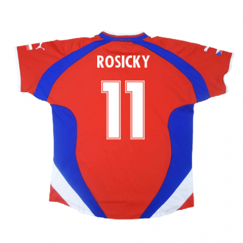 Czech Republic 2000-02 Home Shirt ((Excellent) L) (Rosicky 11)