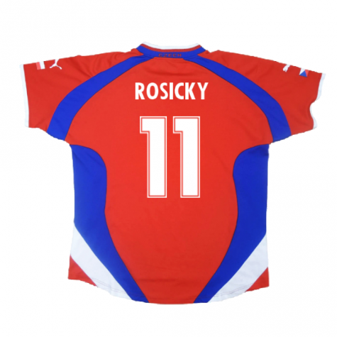 Czech Republic 2000-02 Home Shirt ((Very Good) XL) (Rosicky 11)
