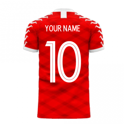 Denmark 2025-2026 Home Concept Football Kit (Viper) (Your Name)