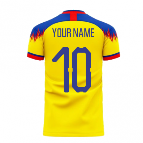 Ecuador 2025-2026 Home Concept Football Kit (Libero) (Your Name)