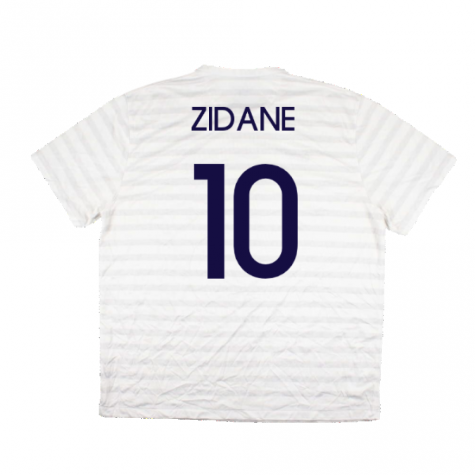 France 2014-15 Away Shirt ((Very Good) XXL) (Zidane 10)