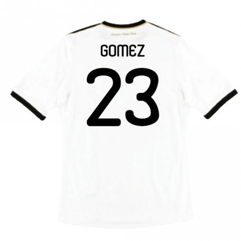 Germany 2010-11 Home Shirt ((Good) S) (GOMEZ 23)