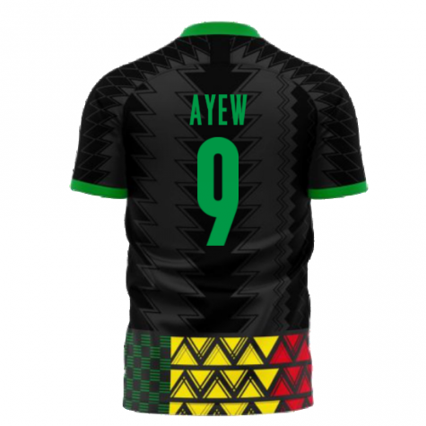 Ghana 2022-2023 Away Concept Football Kit (Fans Culture) (AYEW 9)