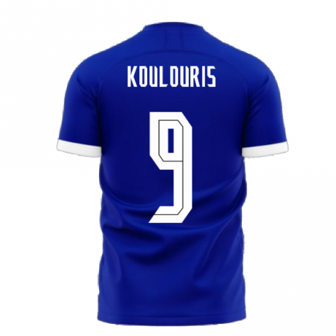 Greece 2023-2024 Away Concept Football Kit (Libero) (KOULOURIS 9)