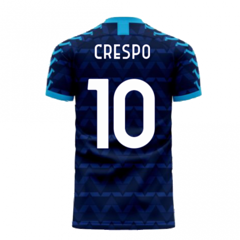 Lazio 2025-2026 Away Concept Football Kit (Viper) (CRESPO 10) - Baby