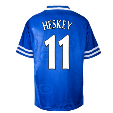 Leicester City 1997 Home Retro Shirt (HESKEY 11)