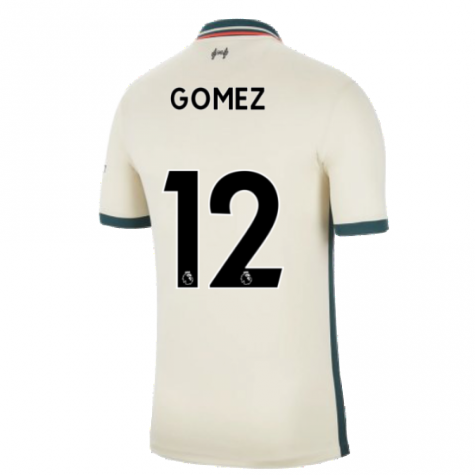 Liverpool 2021-2022 Away Shirt (Kids) (GOMEZ 12)