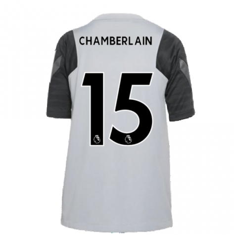 Liverpool 2021-2022 CL Training Shirt (Wolf Grey) - Kids (CHAMBERLAIN 15)