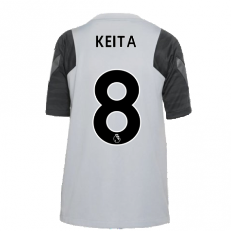 Liverpool 2021-2022 CL Training Shirt (Wolf Grey) - Kids (KEITA 8)