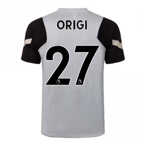 Liverpool 2021-2022 CL Training Shirt (Wolf Grey) (ORIGI 27)