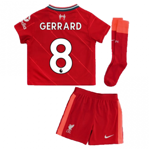 Liverpool 2021-2022 Home Little Boys Mini Kit (GERRARD 8)