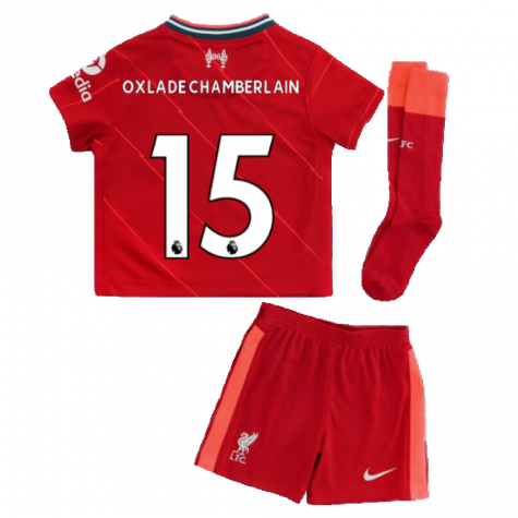 Liverpool 2021-2022 Home Little Boys Mini Kit (CHAMBERLAIN 15)