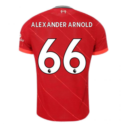 Liverpool 2021-2022 Vapor Home Shirt (Kids) (ALEXANDER ARNOLD 66)