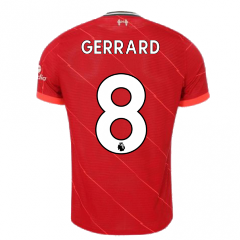 Liverpool 2021-2022 Vapor Home Shirt (Kids) (GERRARD 8)