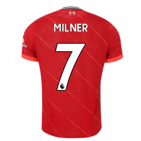 Liverpool 2021-2022 Vapor Home Shirt (Kids) (MILNER 7)