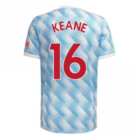 Man Utd 2021-2022 Away Shirt (KEANE 16)