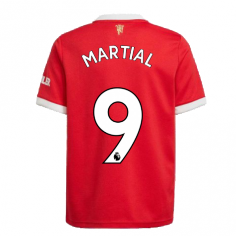 Man Utd 2021-2022 Home Shirt (Kids) (MARTIAL 9)