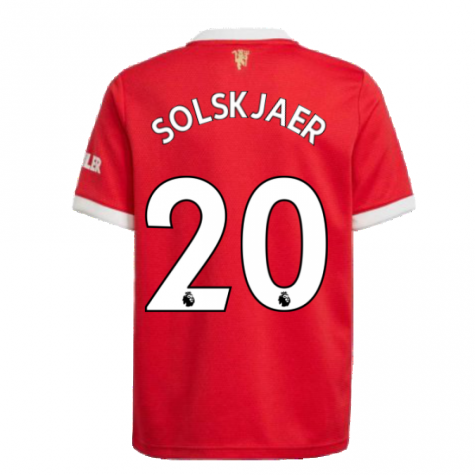Man Utd 2021-2022 Home Shirt (Kids) (SOLSKJAER 20)