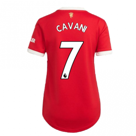 Man Utd 2021-2022 Home Shirt (Ladies) (CAVANI 21)