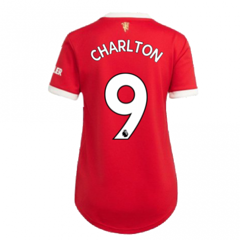 Man Utd 2021-2022 Home Shirt (Ladies) (CHARLTON 9)