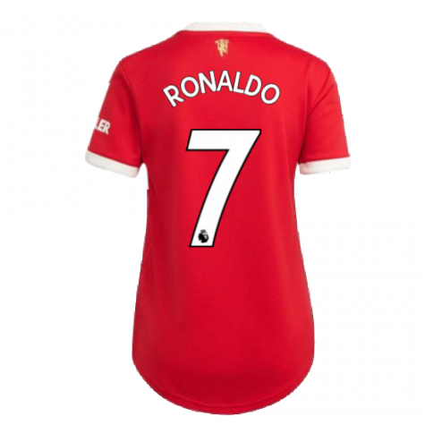Man Utd 2021-2022 Home Shirt (Ladies) (RONALDO 7)