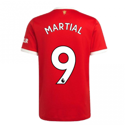 Man Utd 2021-2022 Home Shirt (MARTIAL 9)