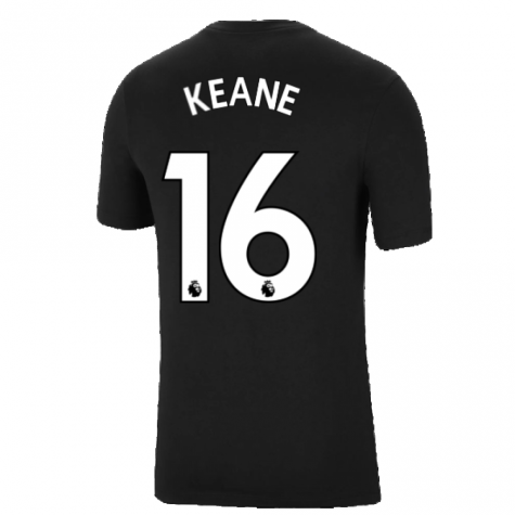 Man Utd 2021-2022 Tee (Black) (KEANE 16)