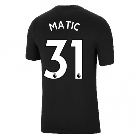 Man Utd 2021-2022 Tee (Black) (MATIC 31)