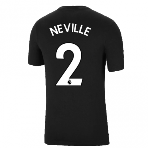 Man Utd 2021-2022 Tee (Black) (NEVILLE 2)