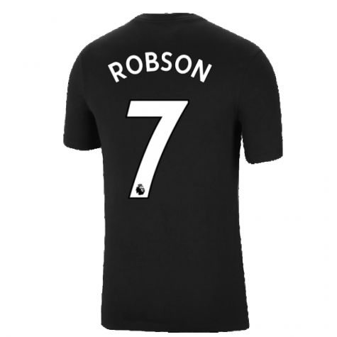 Man Utd 2021-2022 Tee (Black) (ROBSON 7)