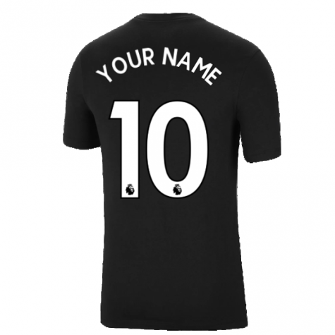 Man Utd 2021-2022 Tee (Black) (Your Name)