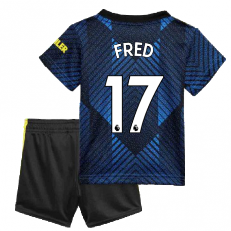 Man Utd 2021-2022 Third Baby Kit (Blue) (FRED 17)