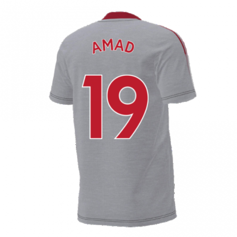 Man Utd 2021-2022 Training Tee (Grey) (AMAD 19)