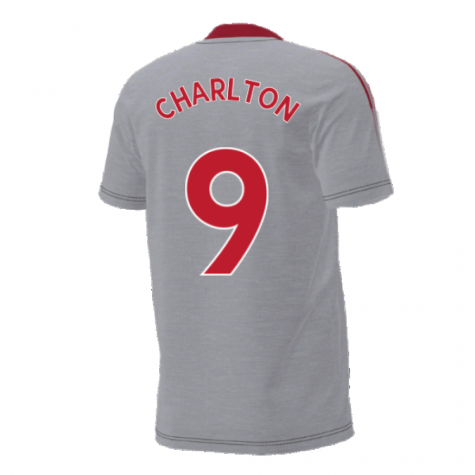 Man Utd 2021-2022 Training Tee (Grey) (CHARLTON 9)