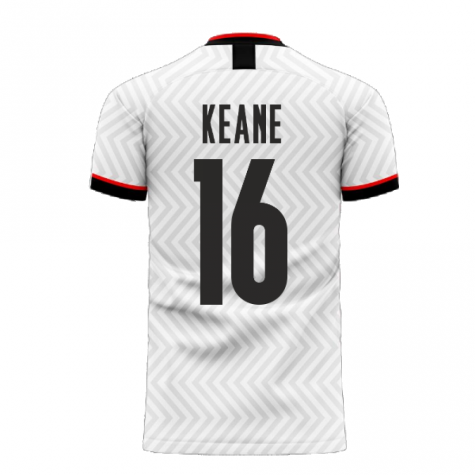 Manchester Red 2025-2026 Away Concept Football Kit (Libero) (KEANE 16)