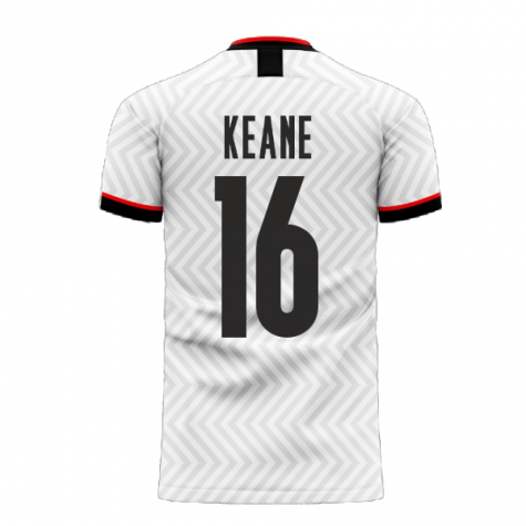 Manchester Red 2020-2021 Away Concept Football Kit (Libero) (KEANE 16)