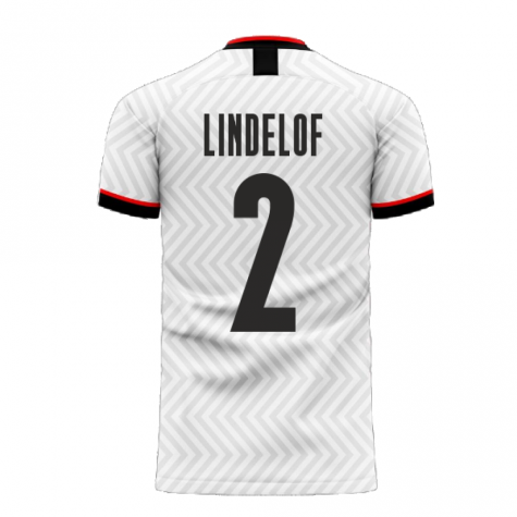 Manchester Red 2025-2026 Away Concept Football Kit (Libero) (LINDELOF 2)