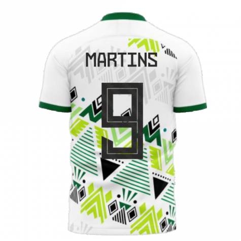 Nigeria 2023-2024 Away Concept Football Kit (Libero) (MARTINS 9) - Adult Long Sleeve