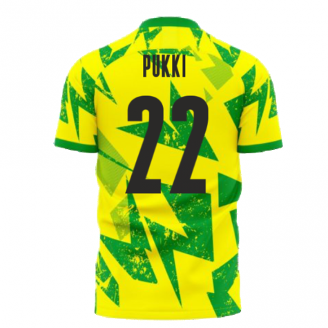 Norwich 2023-2024 Home Concept Football Kit (Libero) (Pukki 22)