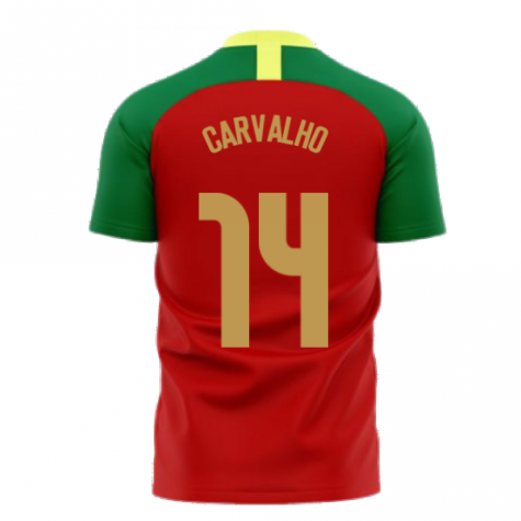 Portugal 2023-2024 Home Concept Football Kit (Airo) (CARVALHO 14)