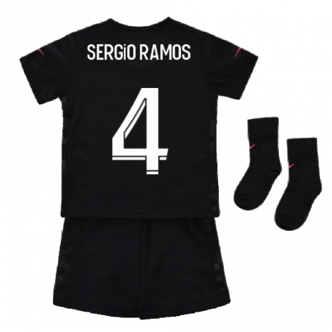 PSG 2021-2022 Infants 3rd Kit (SERGIO RAMOS 4)